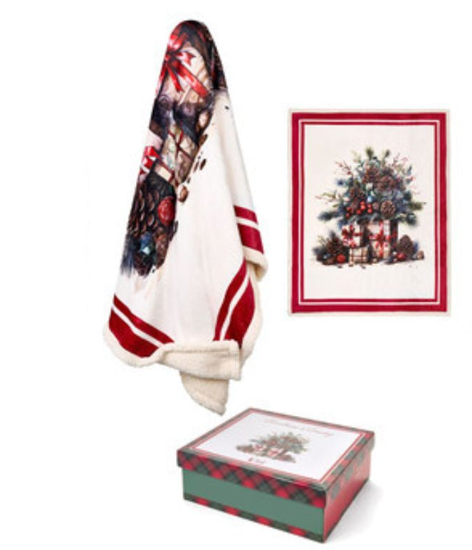 Plaid Cristmas is Coming 130x160 - Pigne e Regali