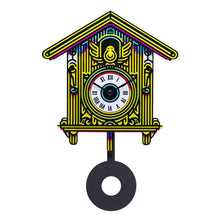 Carica l&#39;immagine nel visualizzatore di Gallery, Orologio da parete Chalet Nero
