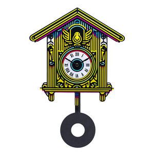 Orologio da parete Chalet Nero