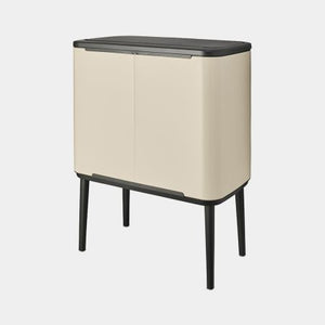 Pattumiera doppia Bo Touch Bin 11+23 lt Brabantia Soft Beige