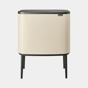 Pattumiera doppia Bo Touch Bin 11+23 lt Brabantia Soft Beige