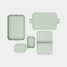 Carica l&#39;immagine nel visualizzatore di Gallery, Lunchbox portavivande bento Make &amp; Take verde
