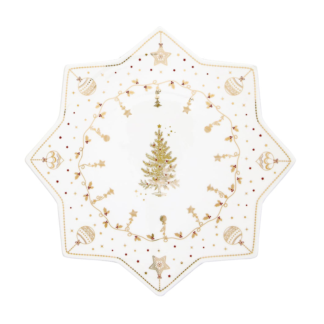 Piatto panettone Christmas Lights