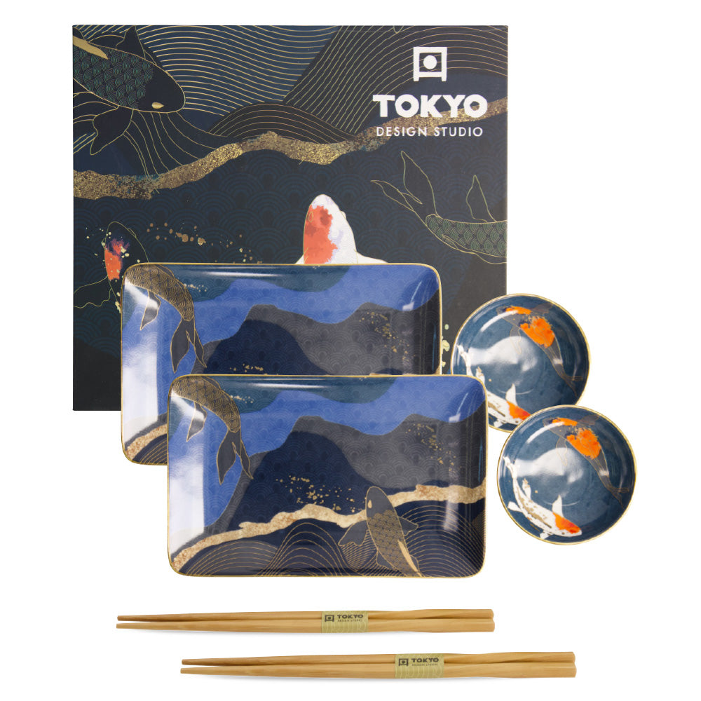 Set sushi Tokyo Design Studio Koi Fish