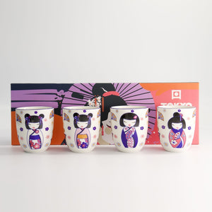 Cofanetto 4 tazze Maiko Tokyo Design