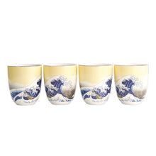 Carica l&#39;immagine nel visualizzatore di Gallery, Cofanetto 4 tazze Hokusai Tokyo Design
