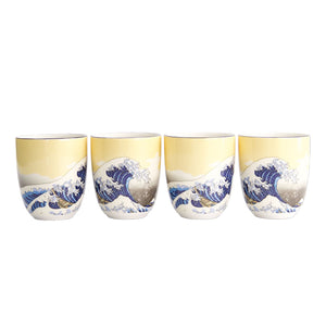 Cofanetto 4 tazze Hokusai Tokyo Design