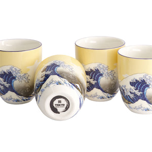 Cofanetto 4 tazze Hokusai Tokyo Design