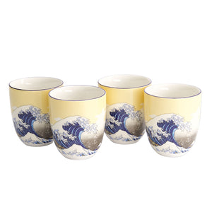 Cofanetto 4 tazze Hokusai Tokyo Design