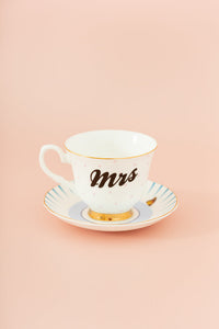 Tazza da the con piattino Yvonne Ellen Mrs