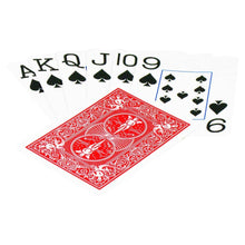 Carica l&#39;immagine nel visualizzatore di Gallery, Carte da poker Jumbo Bicycle Rider (rosse)
