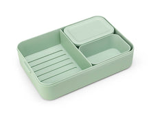 Carica l&#39;immagine nel visualizzatore di Gallery, Lunchbox portavivande bento Make &amp; Take verde
