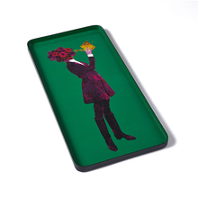 Carica l&#39;immagine nel visualizzatore di Gallery, Vassoio rettangolare in metallo Arozita Gangzai Design
