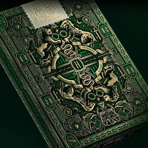 Carte da poker Harry Potter Serpe Verde
