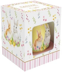 Uovo in porcellana per albero di Pasqua Happy Easter Easy Life