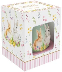 Uovo in porcellana per albero di Pasqua Happy Easter Easy Life