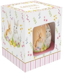 Uovo in porcellana per albero di Pasqua Happy Easter Easy Life