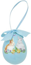 Carica l&#39;immagine nel visualizzatore di Gallery, Uovo in porcellana per albero di Pasqua Happy Easter Easy Life
