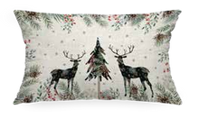 Carica l&#39;immagine nel visualizzatore di Gallery, Cuscino effetto velluto 35x60 Rudolph
