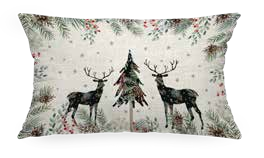 Cuscino effetto velluto 35x60 Rudolph
