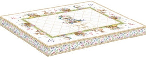 Vassoio uovo in porcellana 30x21 Spring Bloom Easy Life