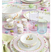Carica l&#39;immagine nel visualizzatore di Gallery, Set 6 tazzine caffè con piattino in porcellana Happy Easter Easy Life

