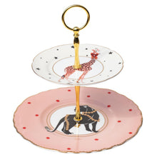 Carica l&#39;immagine nel visualizzatore di Gallery, Alzata 2 piani  per dolci Yvonne Ellen Christmas Edition
