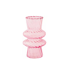 Carica l'immagine nel visualizzatore di Gallery, Vaso per fiori in vetro Twist &amp; Match Rosa
