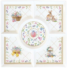 Carica l&#39;immagine nel visualizzatore di Gallery, Vassoio aperitivi in porcellana Spring Bloom Easy Life
