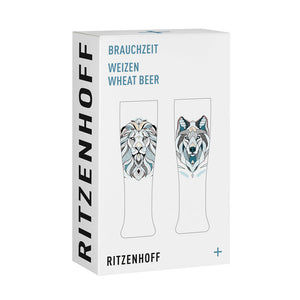 Set 2 bicchieri da birra BRAUCHZEIT #15 LEONE & LUPO