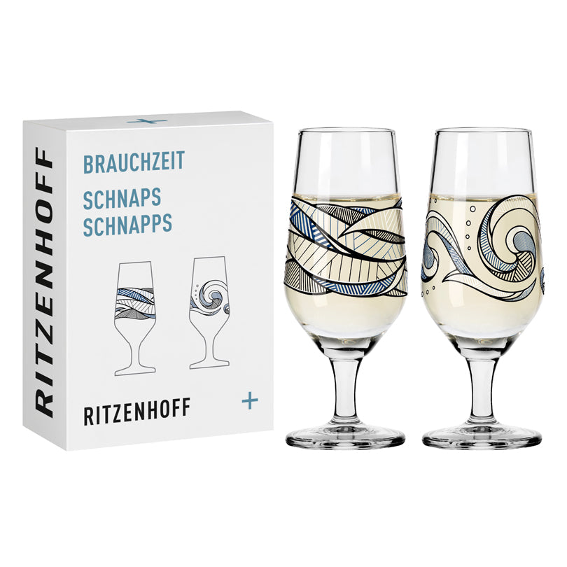 Set 2 bicchieri grappa ONDA Brauchzeit Ritzenhoff #3