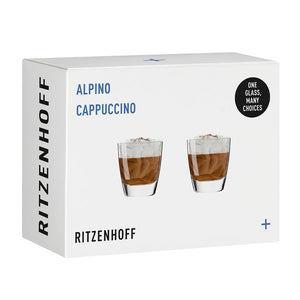 Set 2 tumbler whisky Alpino Cappuccino