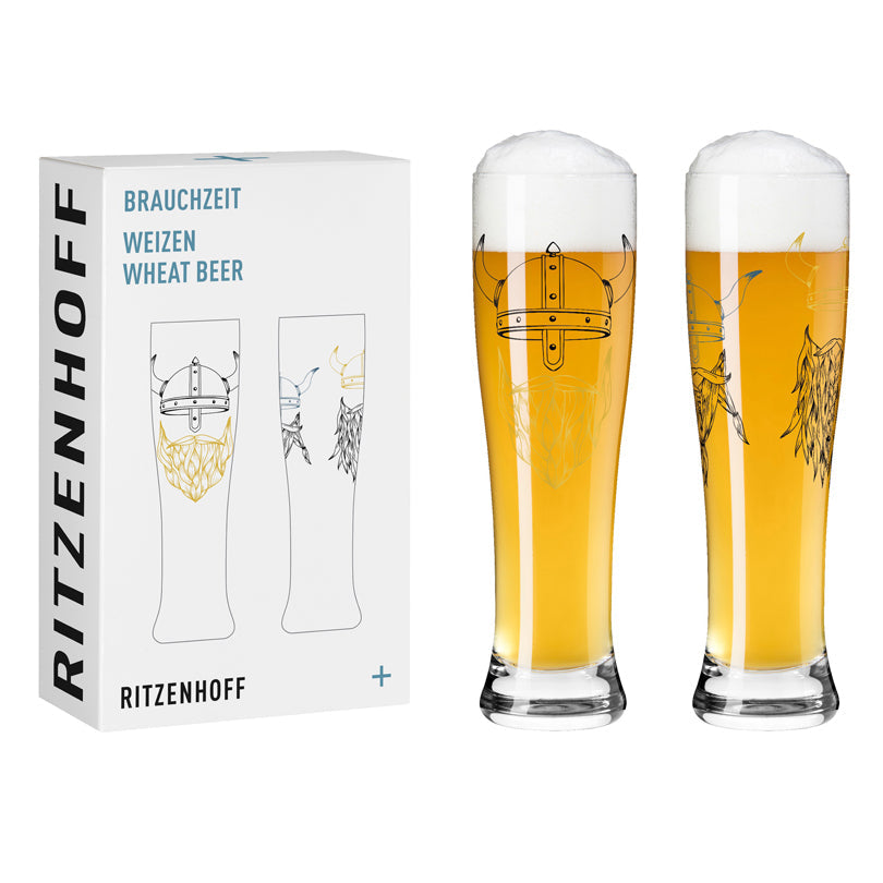 Set 2 calici Birra Weizen Wheat Beer RITZENHOFF