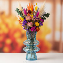 Carica l'immagine nel visualizzatore di Gallery, Vaso per fiori in vetro Twist &amp; Match Blu
