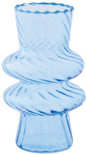 Carica l'immagine nel visualizzatore di Gallery, Vaso per fiori in vetro Twist &amp; Match Blu
