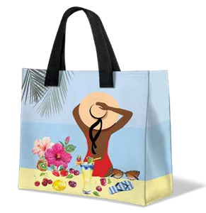 Borsa mare idrorepellente con zip 60x40 Summer 16
