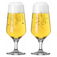Carica l&#39;immagine nel visualizzatore di Gallery, Confezione 2 calici birra pils RITZENHOFF #1 #2
