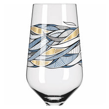 Carica l&#39;immagine nel visualizzatore di Gallery, Set 2 calici pils onde e acqua #2 RITZENHOFF
