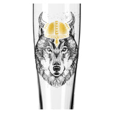 Carica l&#39;immagine nel visualizzatore di Gallery, Set 2 bicchieri da birra BRAUCHZEIT Orso e Lupo #15 e #16
