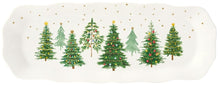 Carica l&#39;immagine nel visualizzatore di Gallery, Vassoio 37x14 in porcellana Festive Trees - Prezzo Outlet
