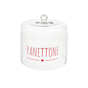 Campana vetro dolci Panettone My Home Christmas Edition NUVOLE DI STOFFA