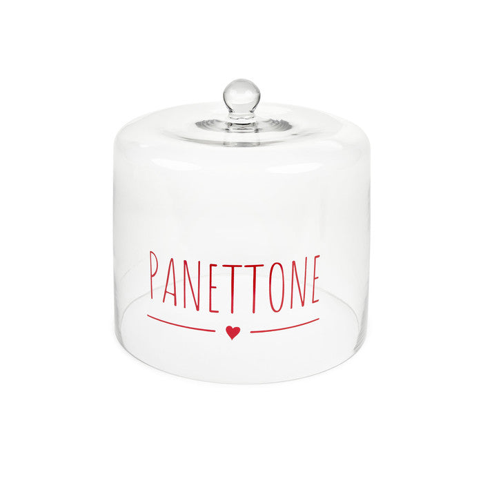 Campana vetro dolci Panettone My Home Christmas Edition NUVOLE DI STOFFA