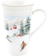 Carica l&#39;immagine nel visualizzatore di Gallery, Tazza alta in porcellana 600 ml Chalet
