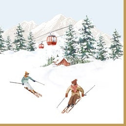 Confezione 20 tovaglioli in carta collezione Chalet