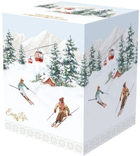 Carica l&#39;immagine nel visualizzatore di Gallery, Tazza e sottobicchiere in porcellana con infusiera in metallo  Chalet
