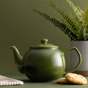 Teiera in porcellana 1100ml 6 Cup Teapot Olive Green