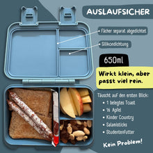 Carica l'immagine nel visualizzatore di Gallery, Lunchbox leggero e anti-perdita con scomparti - Trattore: 650 ml
