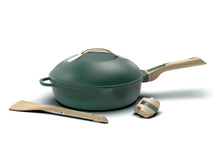 Carica l'immagine nel visualizzatore di Gallery, Casseruola multiuso 8 in 1 Cookut La Favolosa Ø24 - Verde Eucalipto
