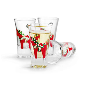 Set 4 bicchieri grappa Sagaform CAVALLO DALA