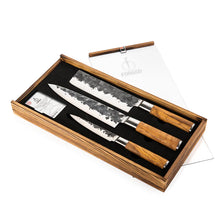 Carica l'immagine nel visualizzatore di Gallery, Set 3 coltelli Forged Olive in cofanetto regalo
